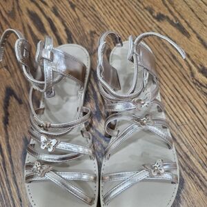 The Children's Place Metallic Butterfly Sandals